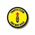 Ergomat 30in CIRCLE SIGNS Traffic Flow One Way Aisle DSV-SIGN 900 #3911 -UEN